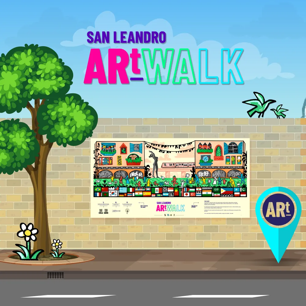 San Leandro ARtWalk social post
