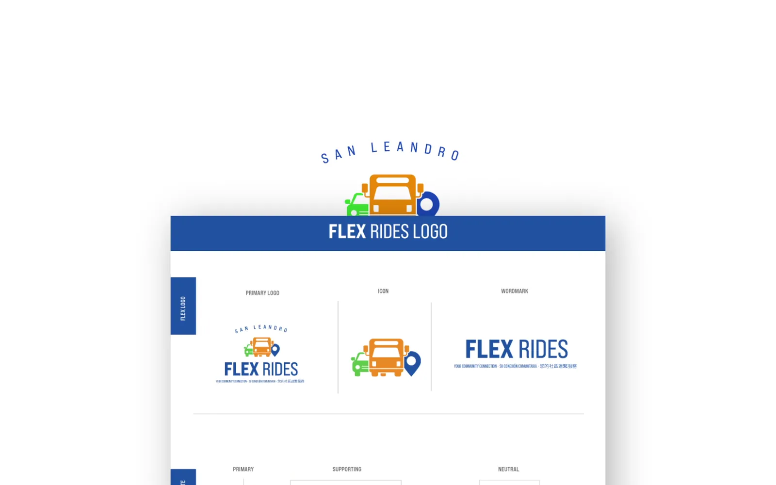 Flex Rides logo lockups