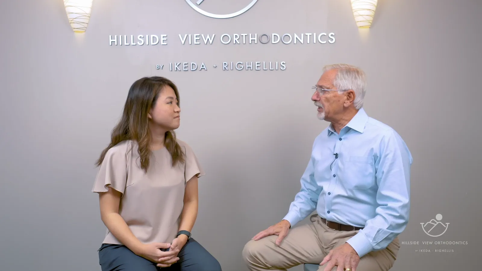 Interview filmed for Hillside View Orthodontics